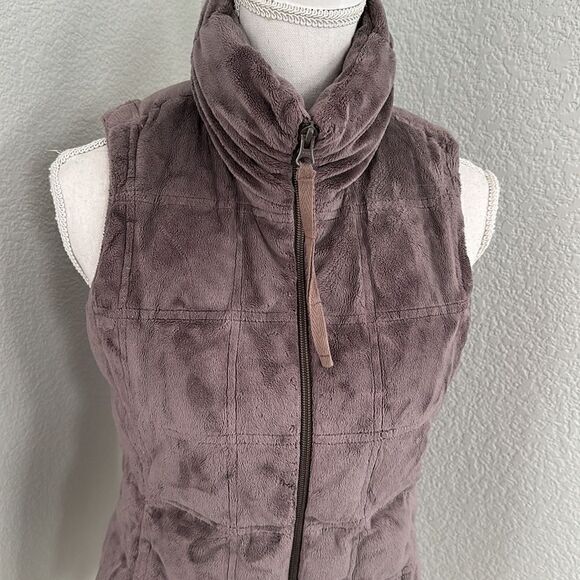 Athleta Full Zip Brown Vest - Picture 2 of 9
